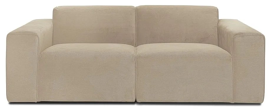 Бежов велурен диван 202 cm Sting - Scandic