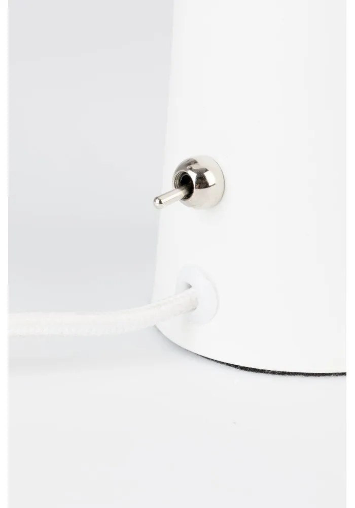 Бяла настолна лампа Vesper - White Label