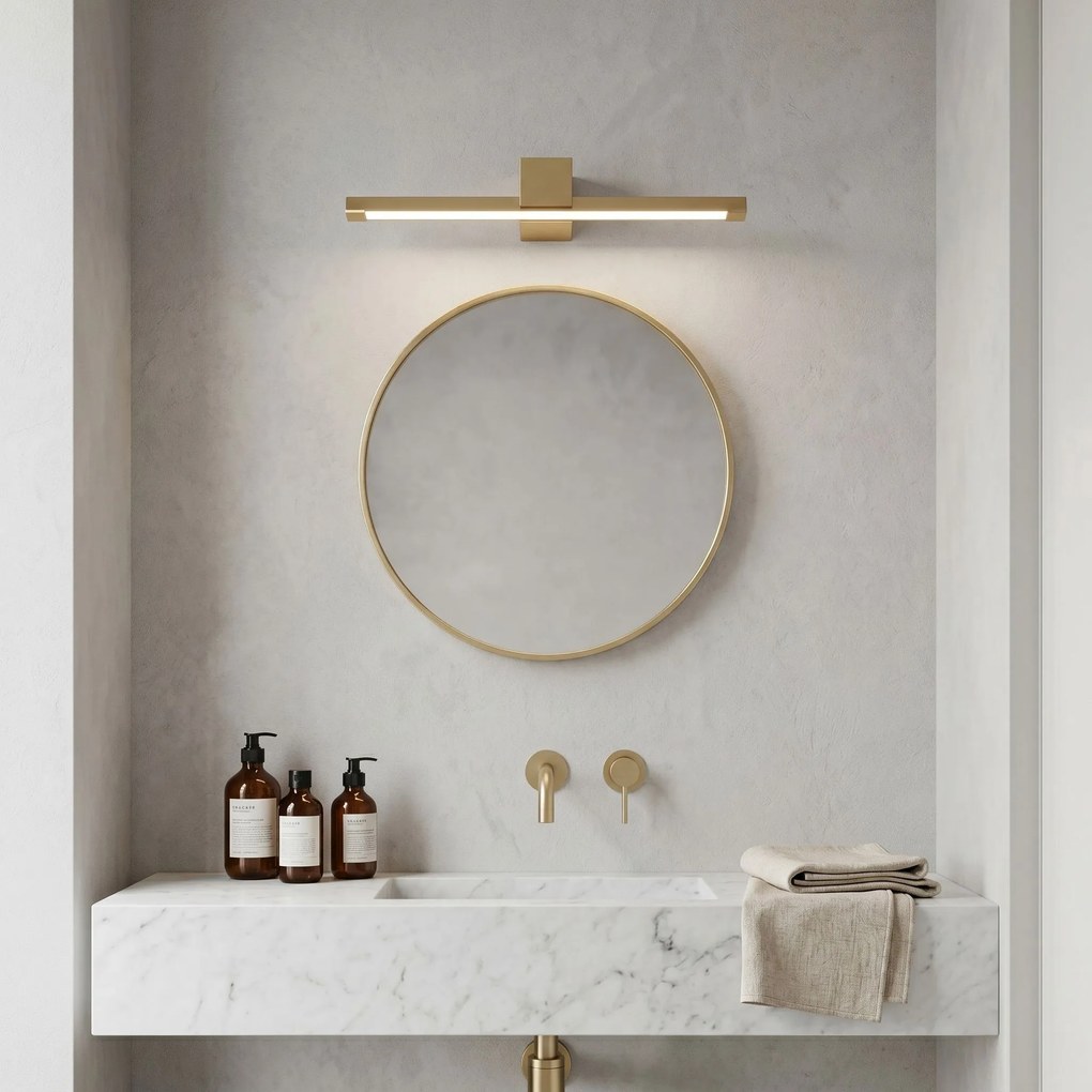 LED аплик за баня SWE047-1W 60cm GOLD BRUSH