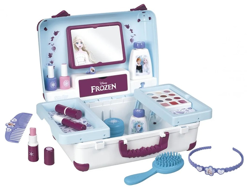 Грим Комплект за Деца Smoby FROZEN BEAUTY SUITCASE Многоцветен