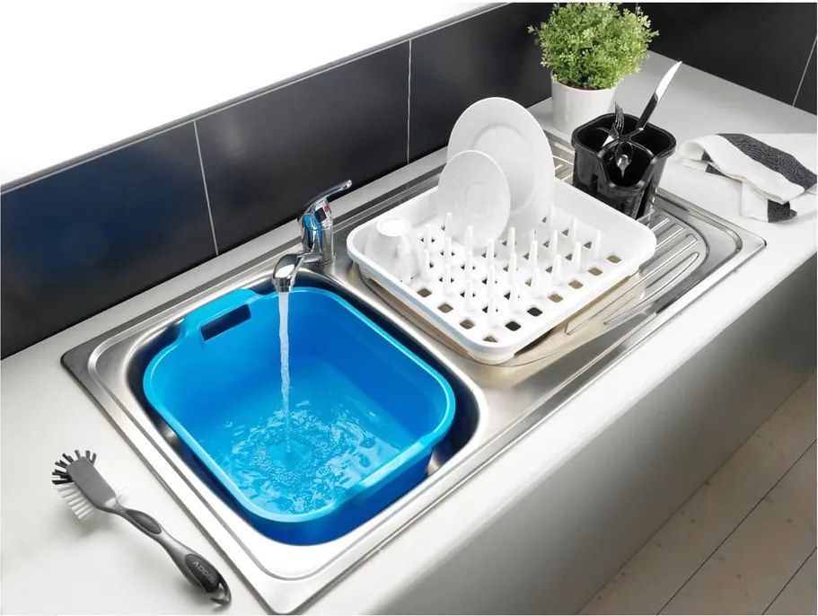 Бяла пластмасова тавичка за сушене 38x33,5 cm Signature – Addis