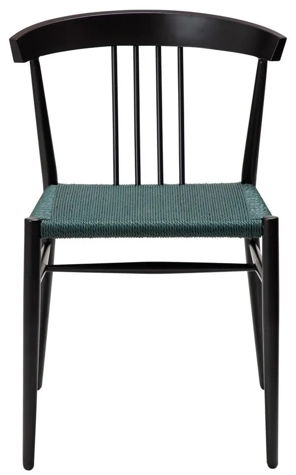 Черно-тюркоазен стол за хранене Sava - DAN-FORM Denmark