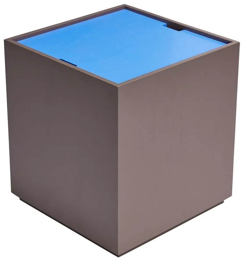 Ракла от масивен ясен в син и тъмносив цвят 40x45 cm Vault – Hübsch