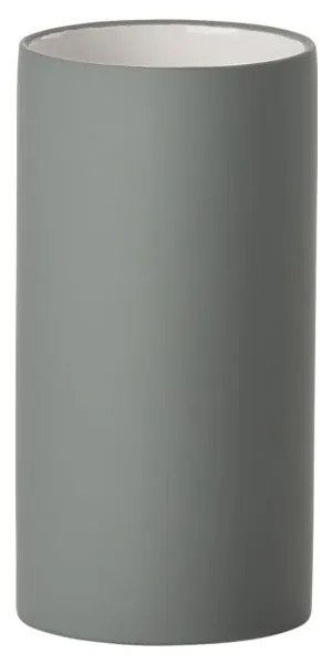 Сива порцеланова чаша за четки за зъби Solo - Zone