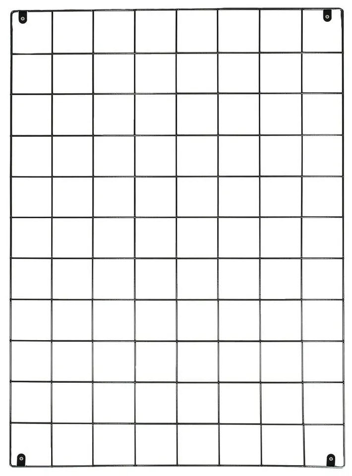 Черна метална дъска за обяви, 50 x 70 cm - Evila Originals