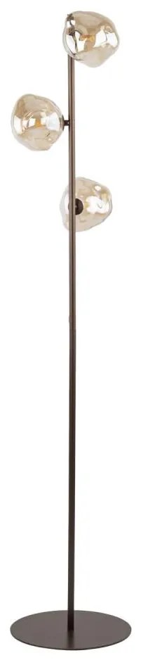 Подова лампа LAVA 3xG9/8W/230V бронзова/опушено бежова