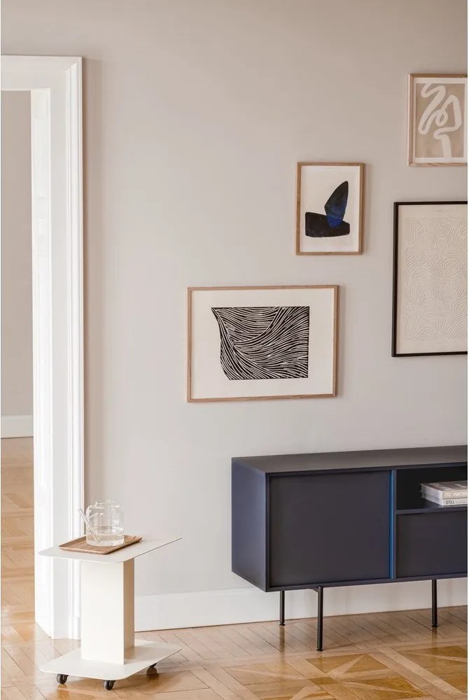 Тъмносиня маса за телевизор 180x79x50 cm Bau – noo.ma