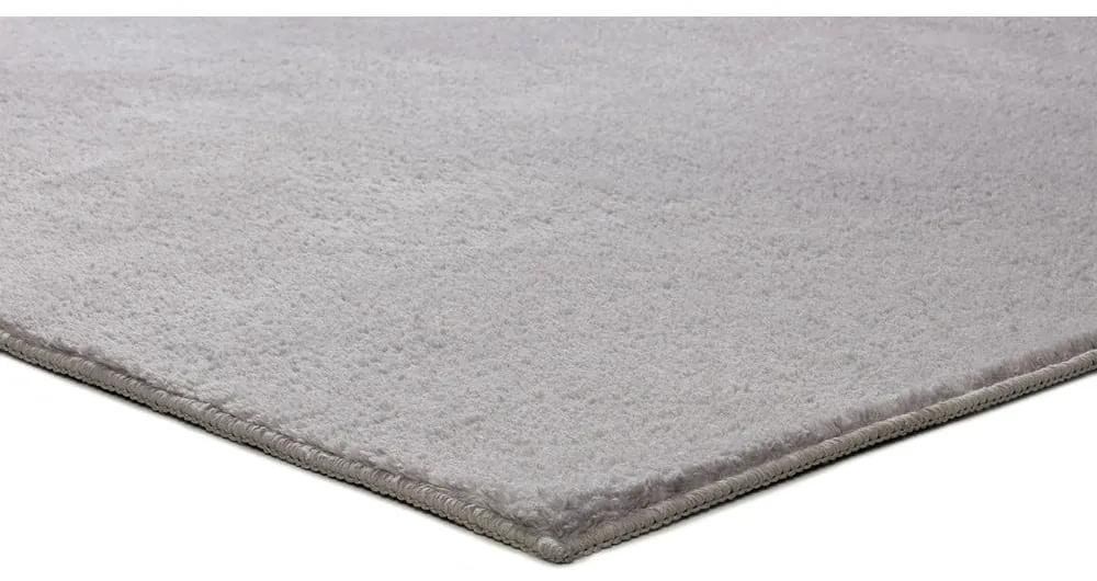 Сив килим от микрофибър 80x150 cm Coraline Liso – Universal