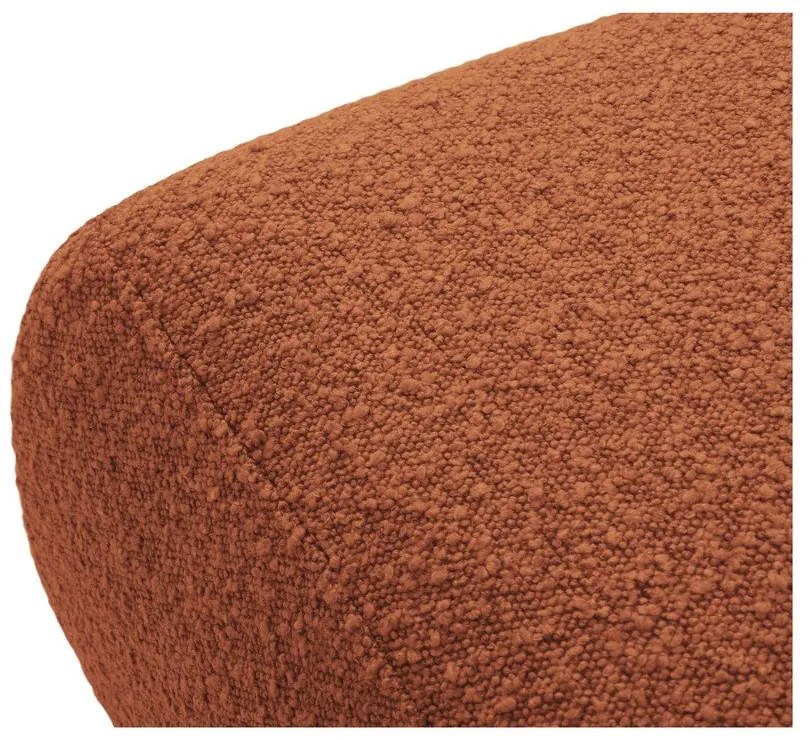 Кафява табуретка от плат буклеMolino - Micadoni Home