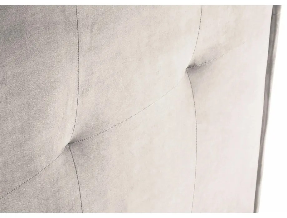 Кремава табла за легло 140x120 cm Monica – Milo Casa