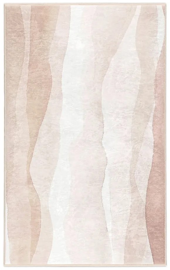 Кремав килим подходящ за пране 60x100 cm Komodo Beach – Mila Home