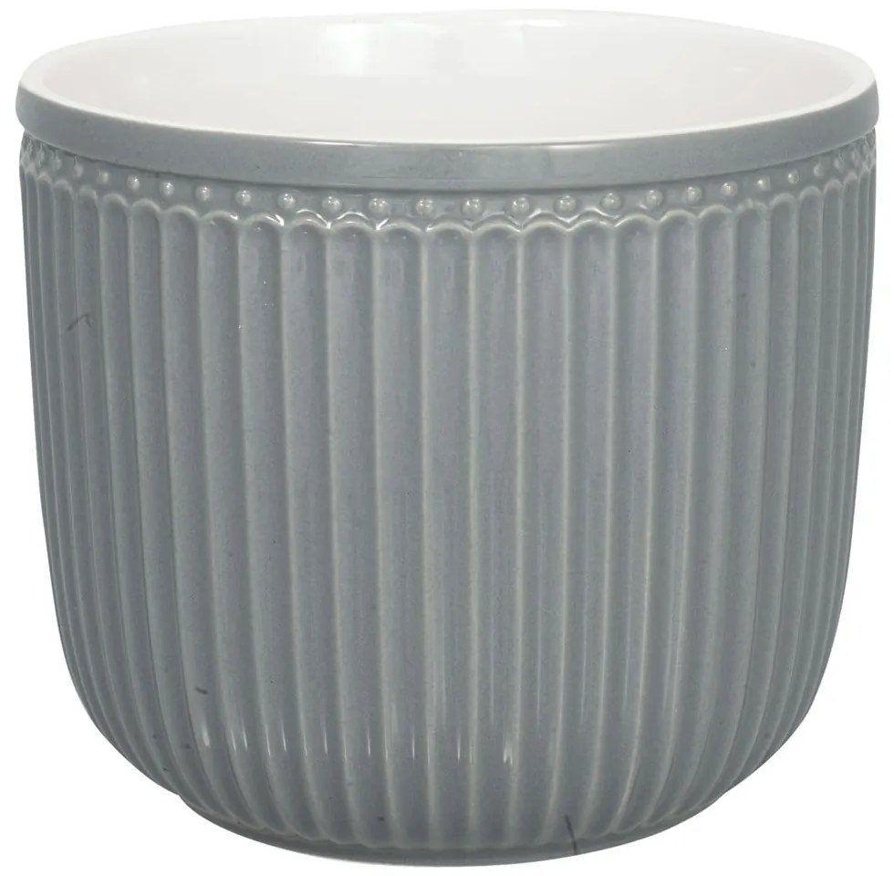 Сива керамична саксия Alice, ø 16 cm - Green Gate