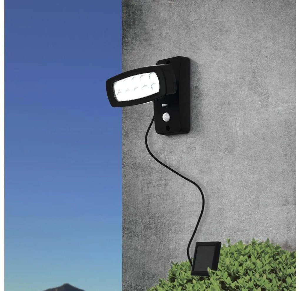 Eglo 98187 - LED соларен стенен фенер с сензор PALIZZI LED/1,2V IP44