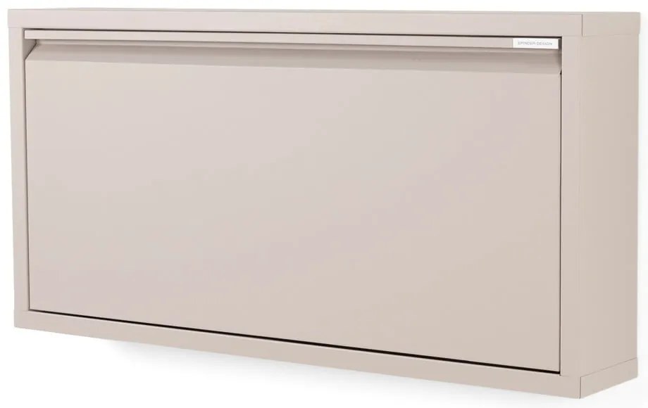 Кафяво-сива метална накланяща се стойка за обувки 75x37,5x12,5 cm Billy – Spinder Design