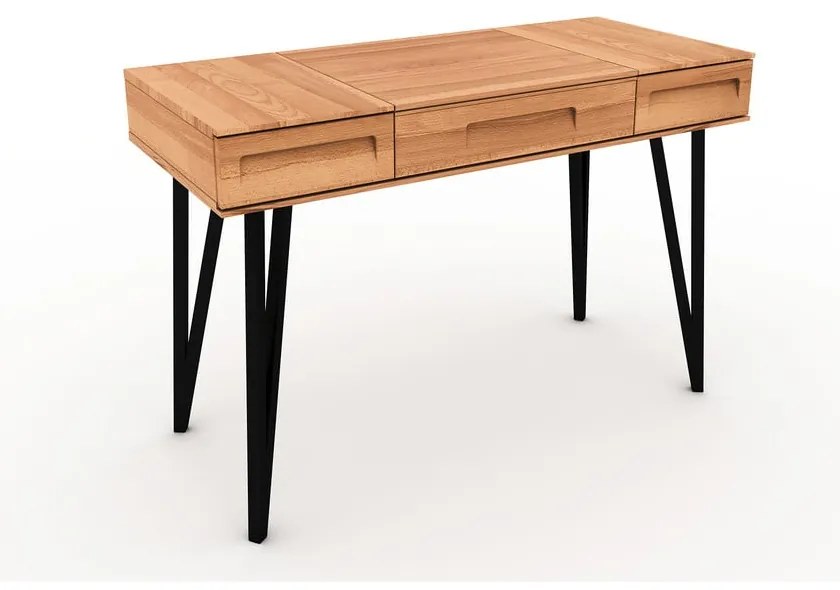 Тоалетка от букова дървесина 120x53 cm Golo - The Beds