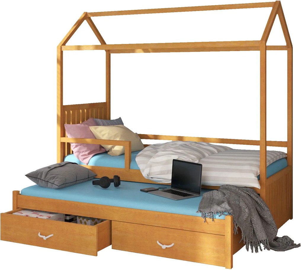 Бебешко Детско легло Umea-200 x 90-With protector-Fusiko