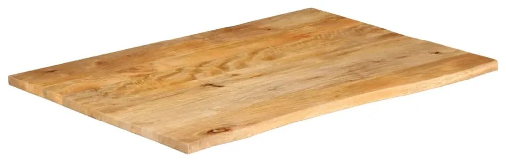 370509 vidaXL Плот за маса, жив ръб, 110x80x3,8 см, масивно дърво манго