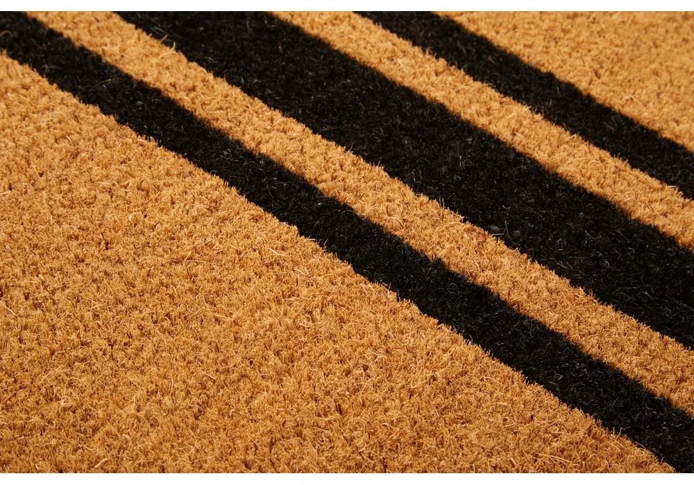 Килимче от кокосови влакна 55x125 cm Black Stripe - Premier Housewares