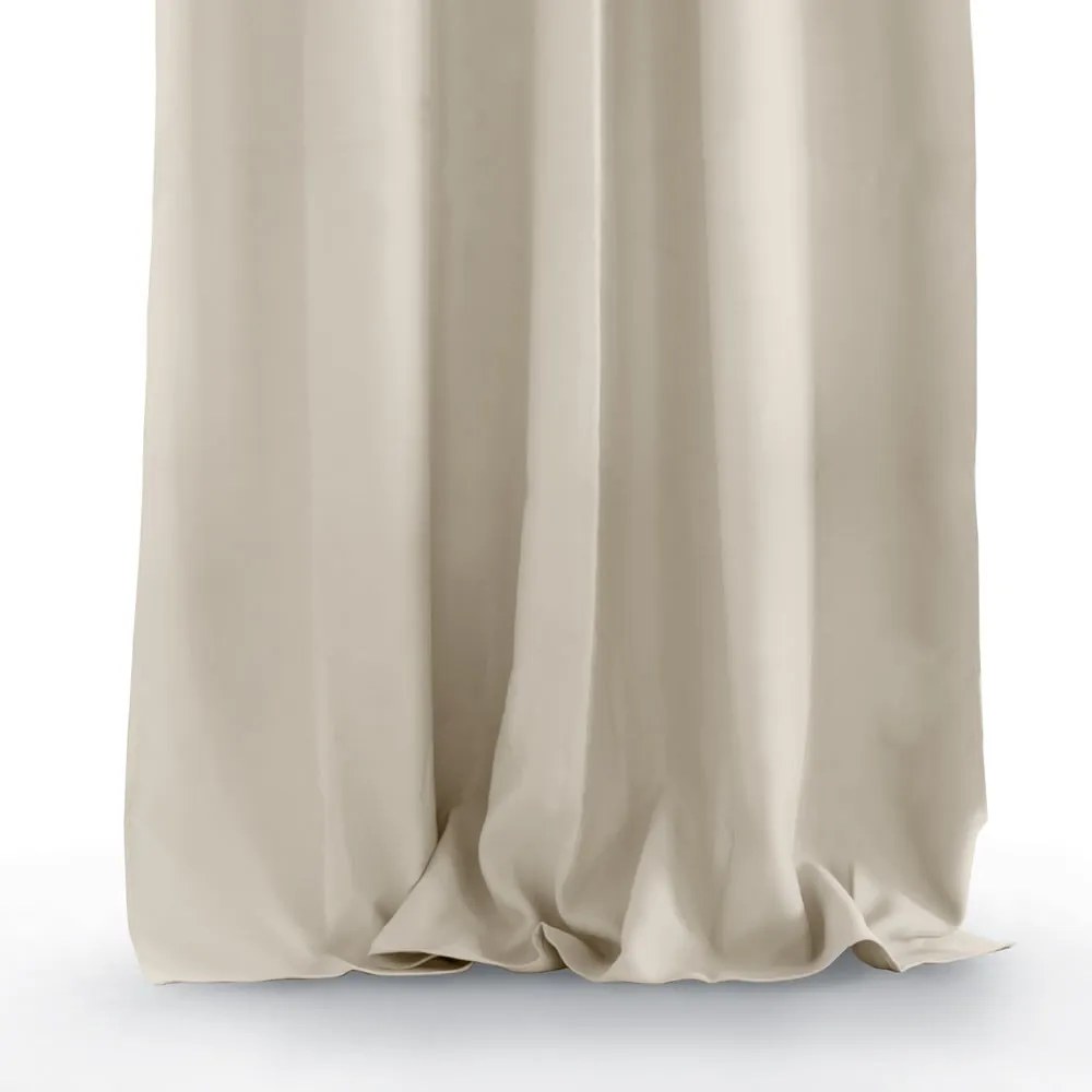 Кремаво затъмняващо перде 140x245 cm Eyelets – Restilo