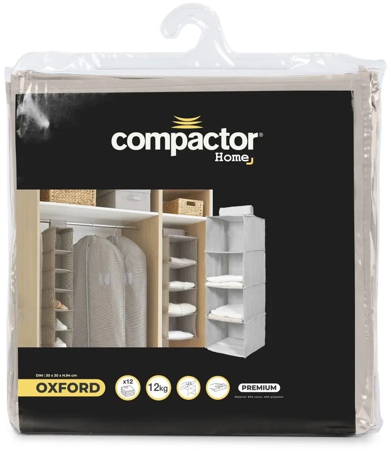Висящ текстилен органайзер за гардероб Oxford - Compactor