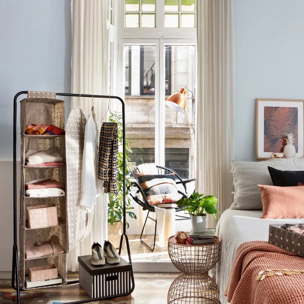 Бежов органайзер с 6 отделения Dots Rivoli - Compactor