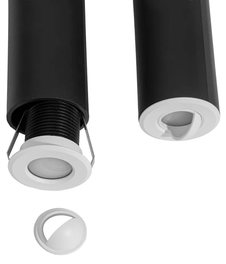 Комплект от 5 модерни наземни прожектора бели с LED IP67 - Linsey