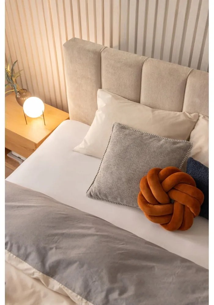 Бежово боксспринг легло 180x200 cm Olia Bold Line – Bonami Selection