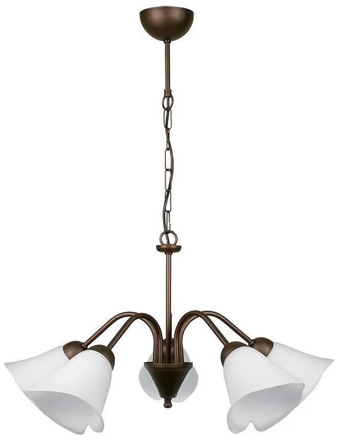 Полилей РАВЕЛО, патина, 5xE27