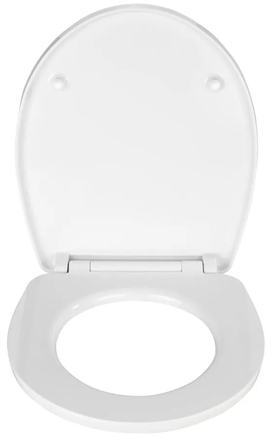 Лесно затваряща се тоалетна седалка Новини, 45 x 38,8 cm Frog - Wenko