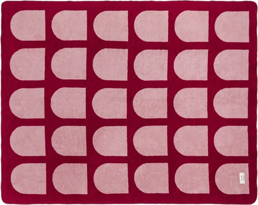 Червено/розово одеяло 150x200 cm Gilli – noo.ma
