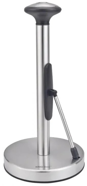 Поставка за кухненска хартия Kinghoff KH 1955, 36.5 см, Неръждаема стомана, Сребрист