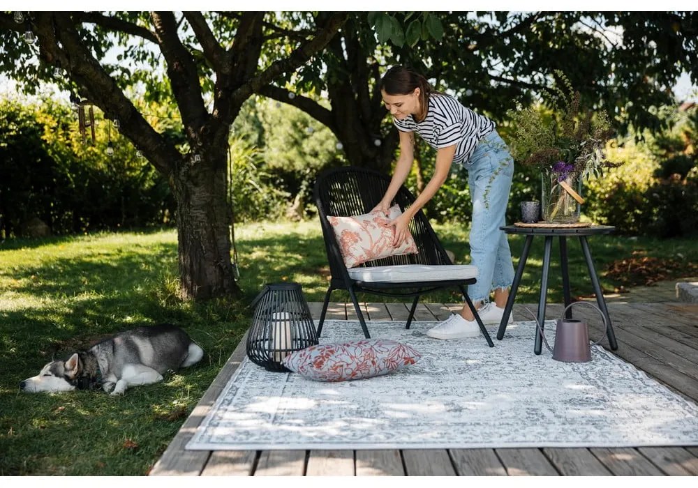 Сива градинска маса , ø 51 cm Lounge - Bonami Essentials