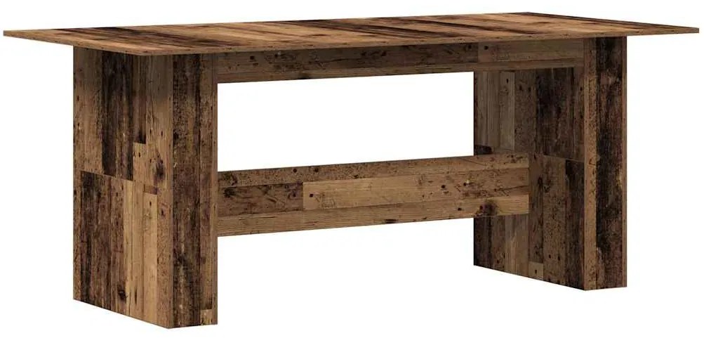 855844 vidaXL Трапезна маса от старо дърво 180x90x76 cm Инженерна дървесина