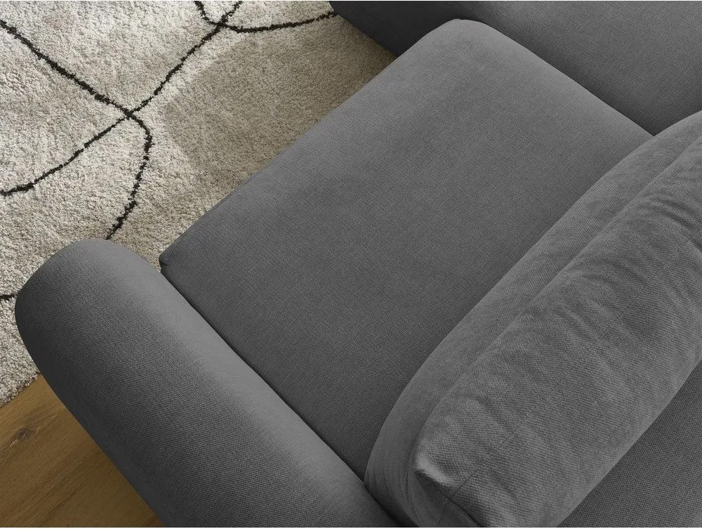 Сив ъглов диван Aden – Bobochic Paris