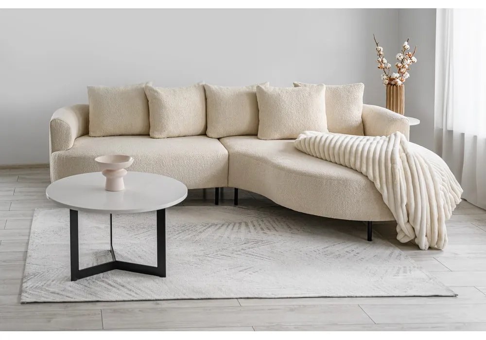 Бежов ъглов диван (десен ъгъл) Vitoria – Scandic