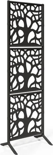 Декоративен модул антрацит, 60x180 см