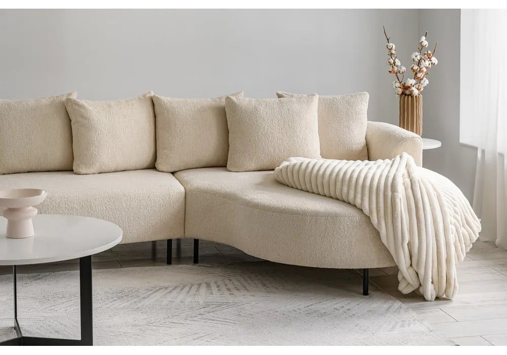 Бежов ъглов диван (десен ъгъл) Vitoria – Scandic