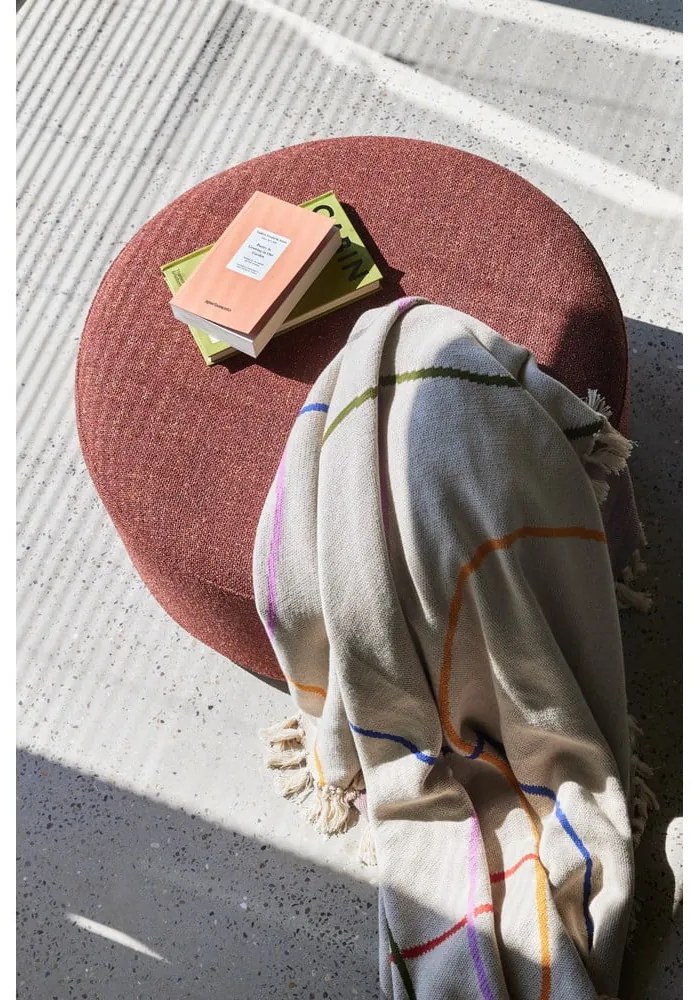 Червена табуретка Marshmellow – Hübsch