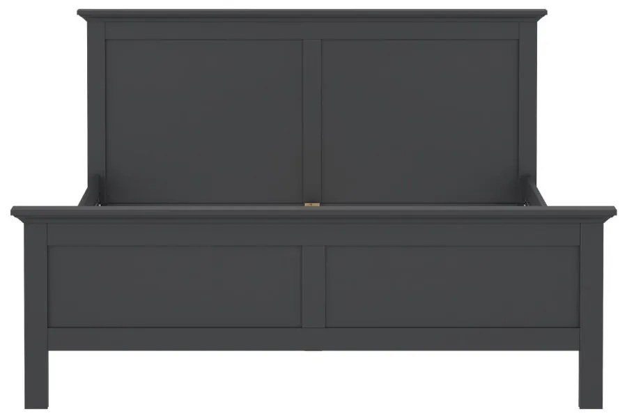 Сиво двойно легло 160x200 cm Paris – Tvilum