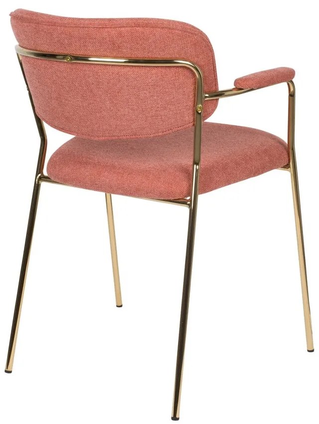 Розови трапезни столове в комплект от 2 Jolien - White Label