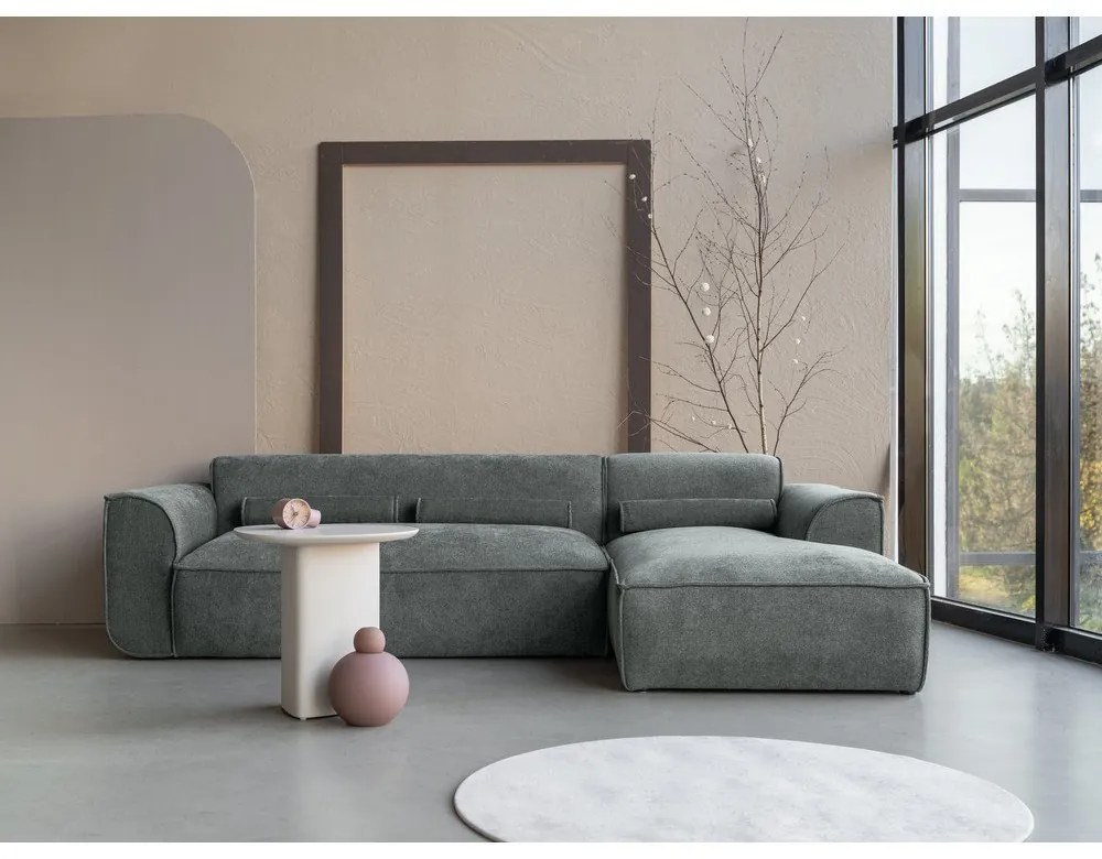 Зелен ъглов диван (десен ъгъл) Flex Felix – Miuform