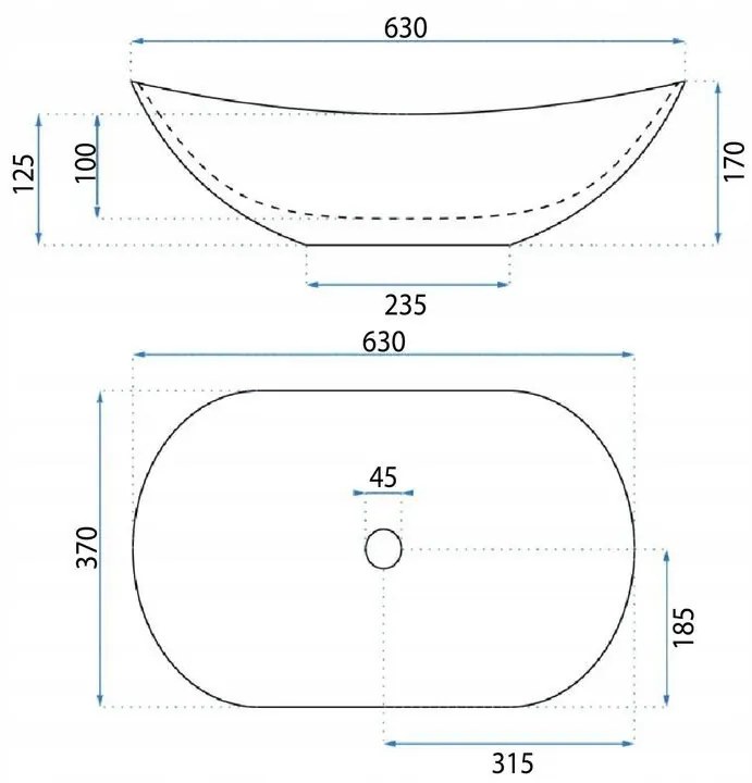 Умивалник за плот Basaro Westa