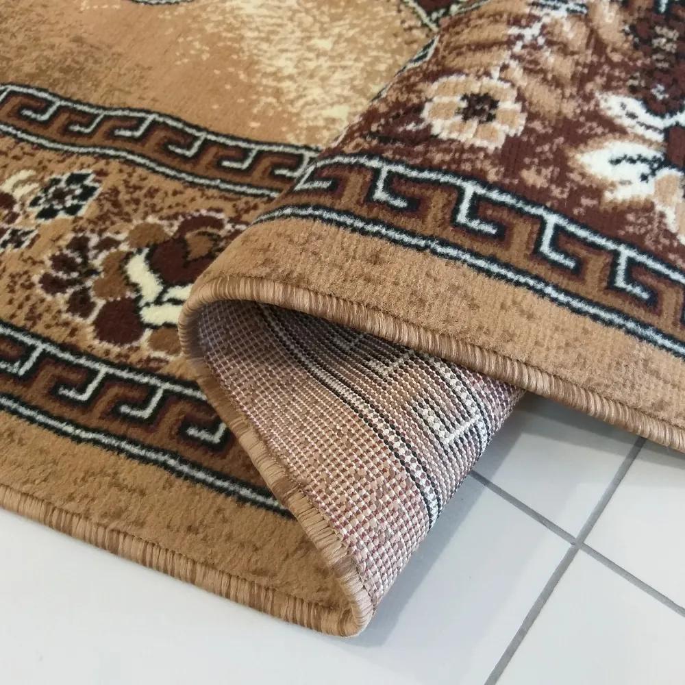 Кафяв ретро килим за хола Ширина: 80 см | Дължина: 150 см