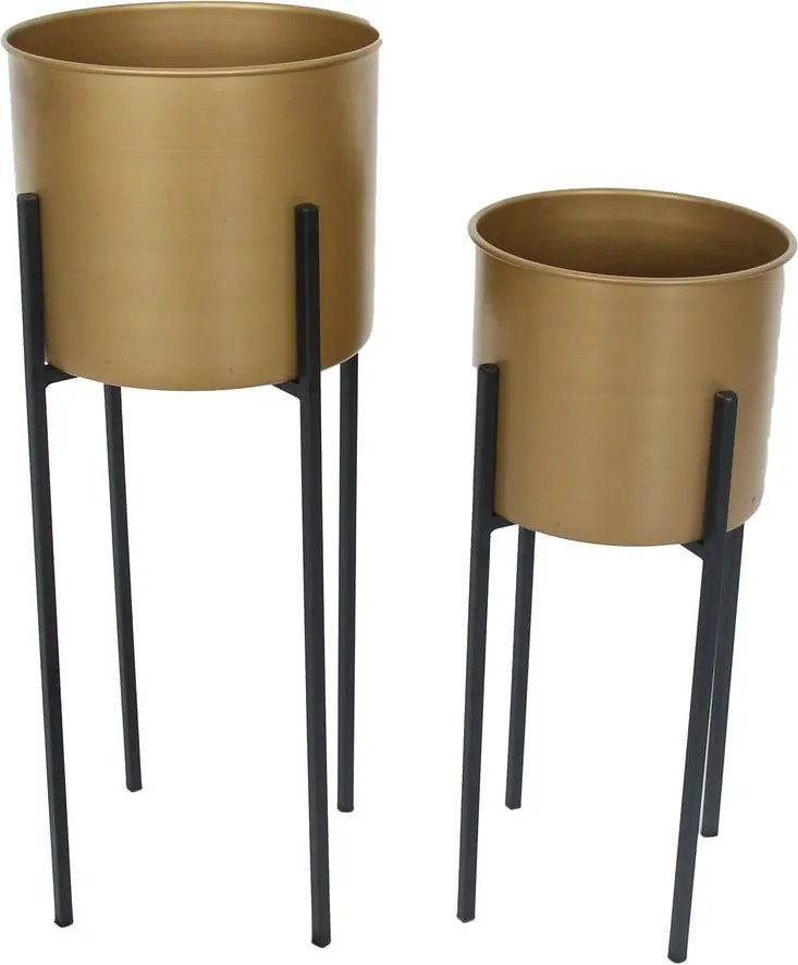 Метални комплект саксии 2 бр. ø 24 cm Dempo – Garden Pleasure