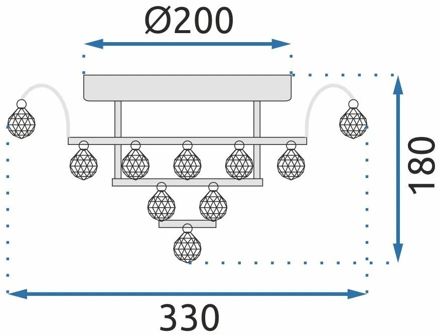 КРИСТАЛЕН ПОЛИЛЕЙ APP783-3C