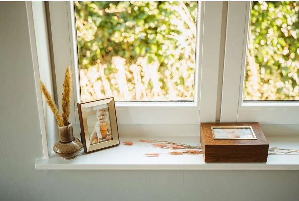 Метална стояща рамка в месингов цвят 13,5x18,5 cm Marseille – Zilverstad