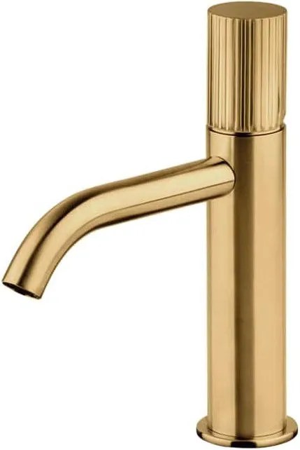 Смесител за умивалник с клапан Clic-Clac Oso Eurorama-злато