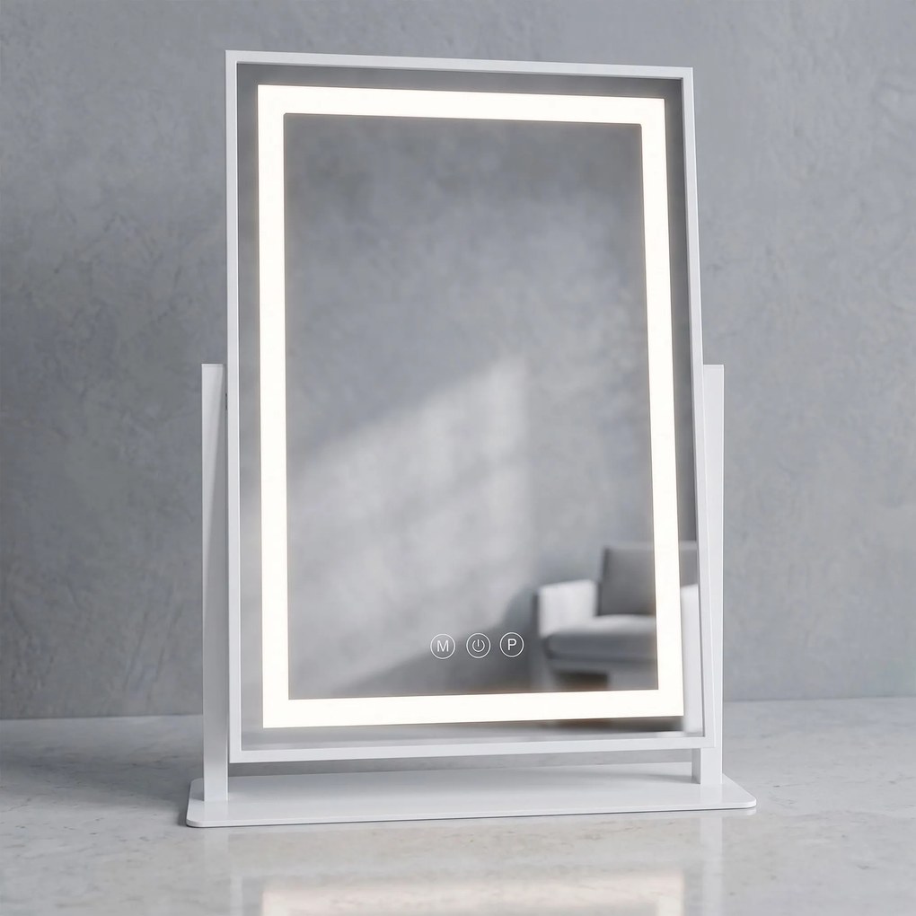 Огледало LED LUMI White 30x40cm