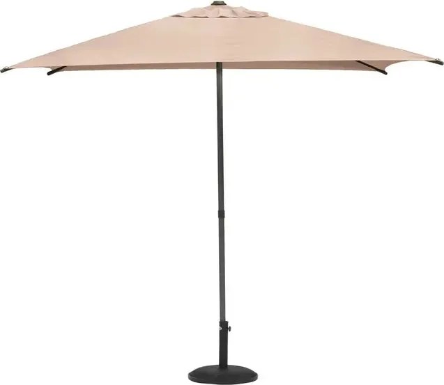 Прав накланящ се чадър Hesperide Soya, 2.5x2.5 m - Пшеница