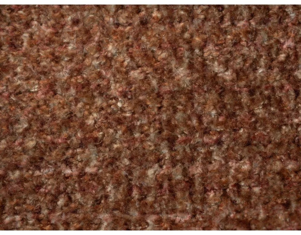 Теракотено двойно тапицирано легло с включена подматрачна рамка 180x200 cm Makana – Makamii